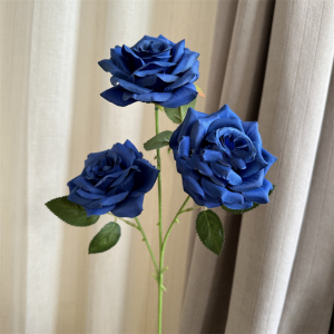 Artificial Rose Royal  Blue