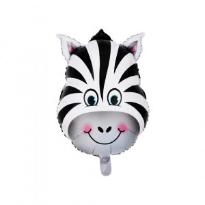 Foil Balloon Zebra
