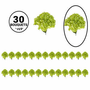 Bulk Artifical Hydrangea Bunch -Green (30 bunch 5.5 each bunch)