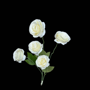Artificial Small Rose White