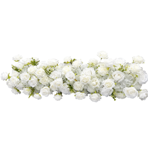 Artificial  Flower Roll White (100cm*35cm)