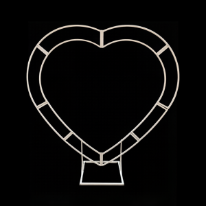 Heart Shape Stand White (2m)