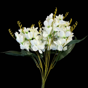 Artificial Flower Freesia Bunch White (9pcs)