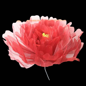 Giant Yarn Flower Head Red (60cm)
