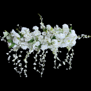 Hanging Artifical Flower Row white (1 M)