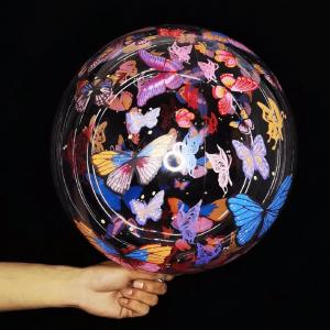 20 Inch Transparent Bubble Balloon Butterfly