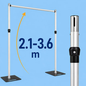 Adjustble Heavy Duty Aluminium Vertical Pole (2.1 m-3.6m  no Connector )