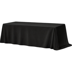 Polyester RectangleTable Cloth Black (320cm)