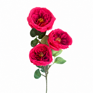 Artificial Austin Rose Hot Pink