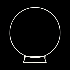 Round  Arch Stand White (1.8m)