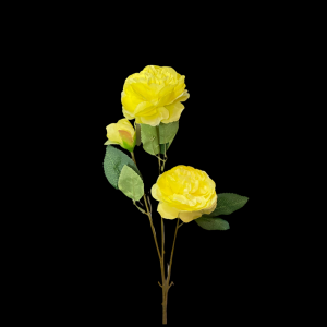 Artificial Flower Peony Yellow