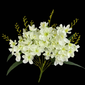 Artificial Flower Freesia Bunch White (9pcs)