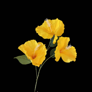 Artificial Hibiscus Yellow