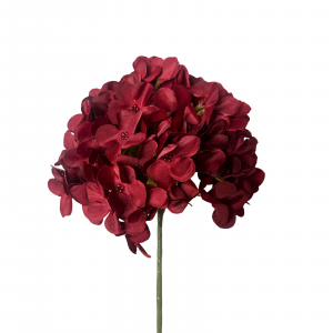 Artificial Hydrangea Burgundy