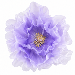 Giant Yarn Flower Head Purple  (75cm)