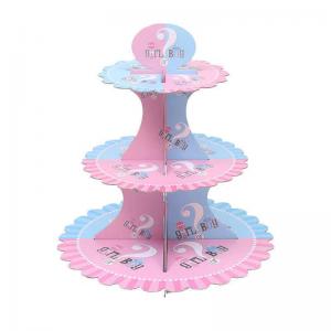 Clearance! 3-Tier Foldable Cake Stand Gender Reversal