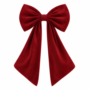 Giant Decorative Bow Burgundy  (80cm*102cm)
