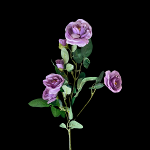 Artificial Wild Small Rose Purple