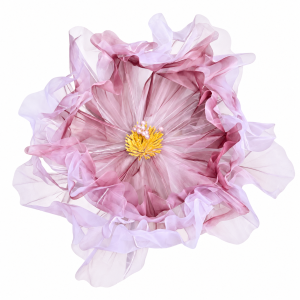 Giant Yarn Flower Head Old Rose (75cm)
