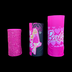 Printed Elastic Plinth Cover Barbie (3PCS)