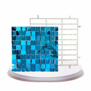 Shimmer Wall Transparent Backboard Blue (Snap Button)