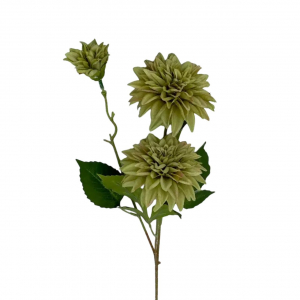 Artificial  Dahlia Green