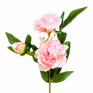 Artificial Flower Round Rose Pink