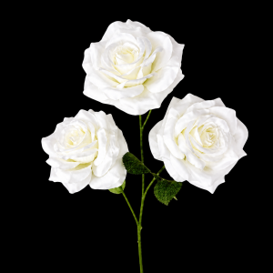 Artificial Rose Cream White