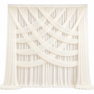 Ice Silk DuoD rape Backdrop Ivory  (3m*3m)