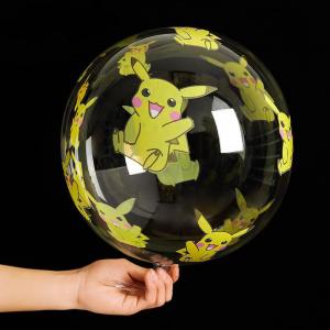 20 Inch Transparent Bubble Balloon Pokemon