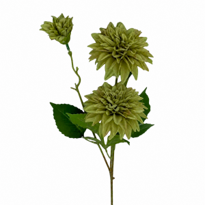 Artificial  Dahlia Green