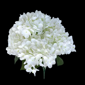 Artificial Big Hydrangea Bunch White (5 heads)