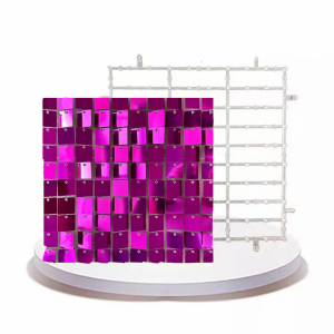 Shimmer Wall Transparent Backboard Hot Pink (Snap Button)