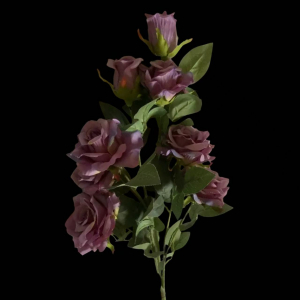 Artificial Flower Rose Bunch Purple (8 Roses)