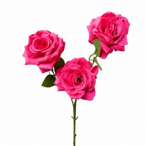 Artificial Rose Hot Pink
