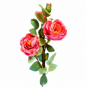Artificial Flower Peony Hot Pink
