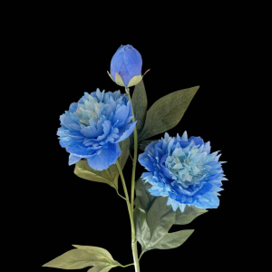 Artificial Flower Peony Blue