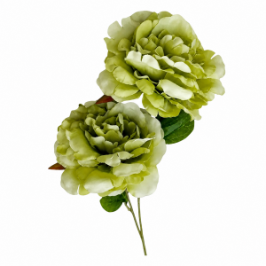 Artificial Peony Green