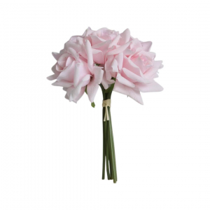 Artificial Flower Rose Baby Pink (5PCS)