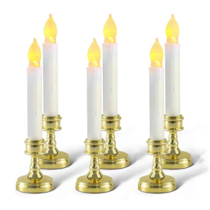 LED Candle with Holders (6 PCS)