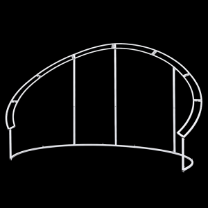 Semi Circle Flower Arch (2m*2.8m)