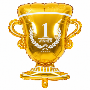 Gold Winner Trophy Foil Balloon
