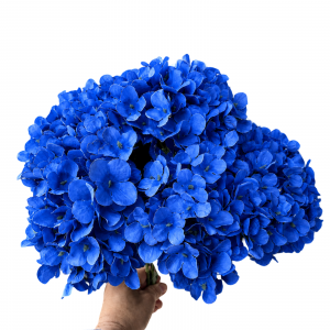 Artificial Big Hydrangea Bunch Royal Blue (5 heads)
