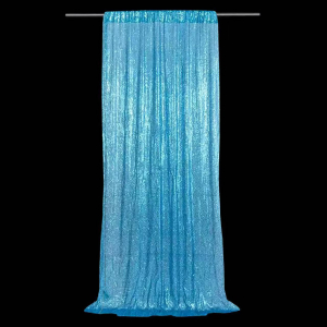 Sequin Curtains Blue ( 1.2m *3m)