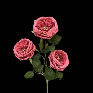 Artificial Austin Rose Hot Pink