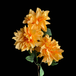 Artificial Flower Dahlia Orange