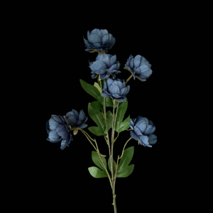 Artificial Small Peony Blue