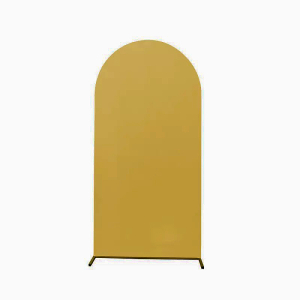 Elastic Arch Frame Cover Gold 1.2m*0.5m (1PC)
