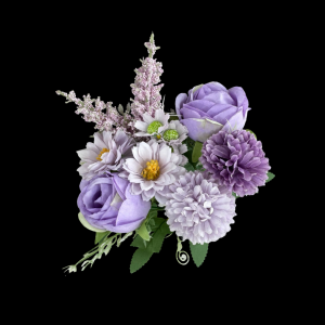 Artificial Flower Bunch Purple