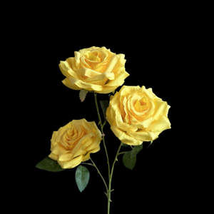 Artificial Rose Yellow